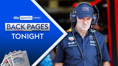 Back Pages: 'Generational talent' Newey leaves Red Bull