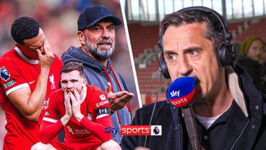 'They have overachieved to this point' | Neville's verdict on Liverpool