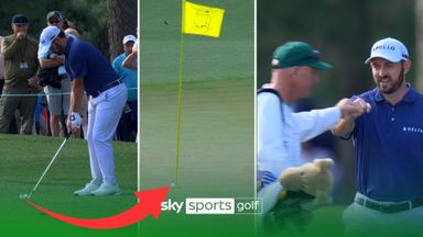 Most subdued reaction to an eagle ever?! Casual Cantlay's sensational hole out