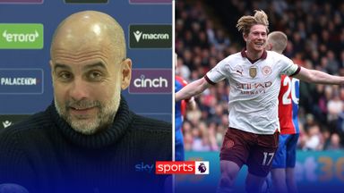 'Kevin won the game' | Pep hails De Bruyne performance vs Palace