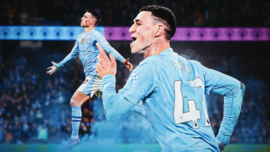 Image of Phil Foden scored a hat-trick for Man City against Aston Villa