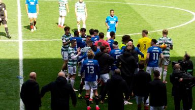 Ibrox drama continues as Cantwell ignites full-time scuffle