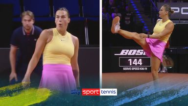 'Could have gone horribly wrong!' | Sabalenka's near miss after volleying tennis ball