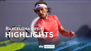 Tsitsipas fights back against Lajovic to reach Barcelona Open finals