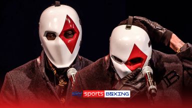 'I didn't see that coming' | Mystery masked fighters unveiled to announce fight!