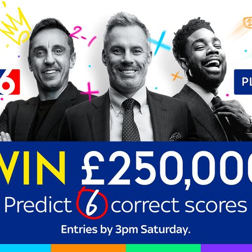 Win PS250,000 with Super 6!