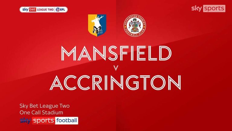 Mansfield beat Accrington to seal promotion to League One