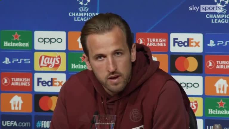 Bayern Munich striker Harry Kane says there's a 'burning fire' inside of  him to reach another Champions League final, but he admits his only focus  at the moment is beating Arsenal.