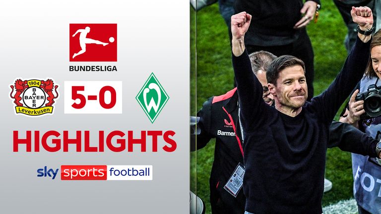 Bundesliga highlights: Bayer Leverkusen 5-0 Werder Bremen