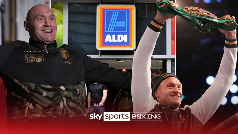 Tyson Fury believes if he became undisputed champion after his fight with Oleksandr Usyk he won&#39;t as he has experienced different types of success before with Aldi logo thumb 