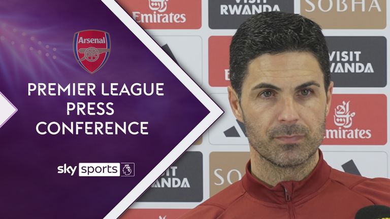 Mikel Arteta: We are determined to lift the Premier League trophy