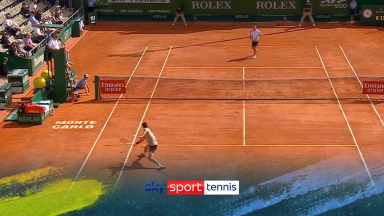 Dan Evans blown away at Monte-Carlo Masters