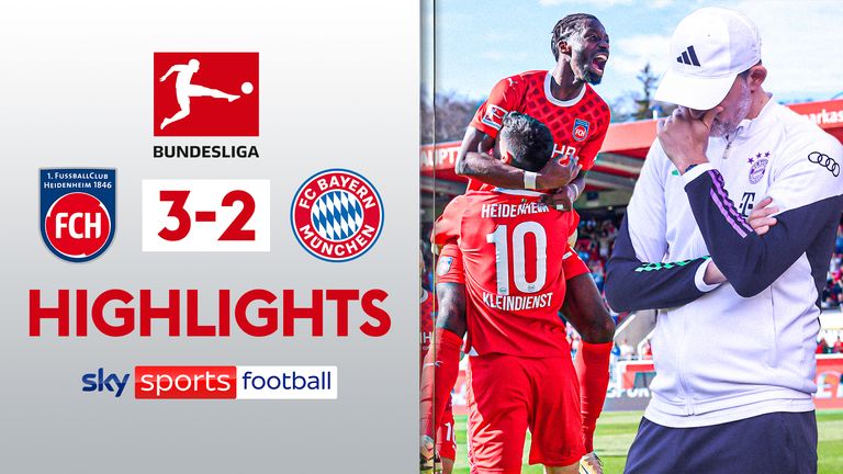 Heidenheim comeback stuns Bayern | Heidenheim 3-2 Bayern