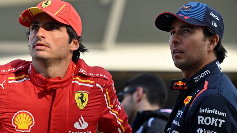 Carlos Sainz and Sergio Perez