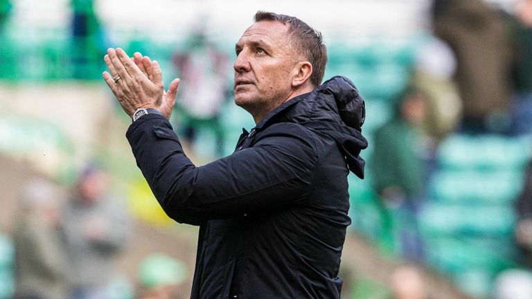 Celtic manager Brendan Rodgers at full time 