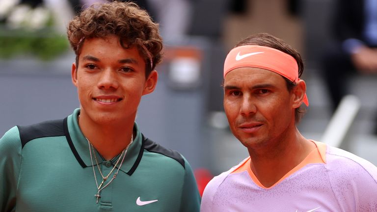 Sixteen-year-old Darwin Blanch goes up against 22-tim Grand Slam champion Rafael Nadal at the Madrid Open
