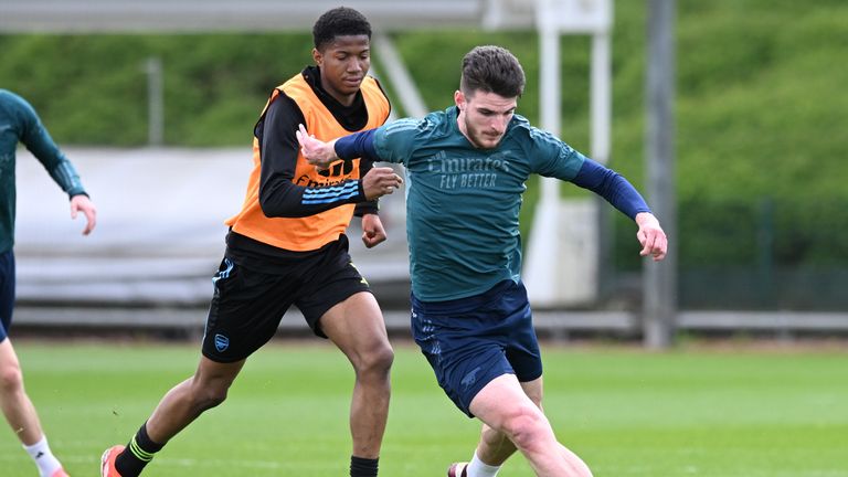 Chido Martin Obi has trained with the Arsenal first-team