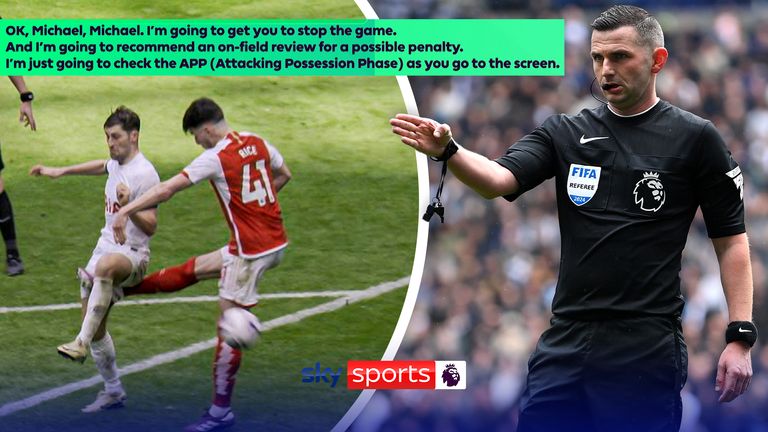 DECLAN RICE AND MICAHEL OLIVER MATCH OFFICIALS MICD UP
