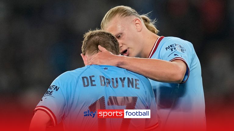 Manchester City manager Pep Guardiola explains why Erling Haaland and Kevin De Bruyne were subbed off against Real Madrid.