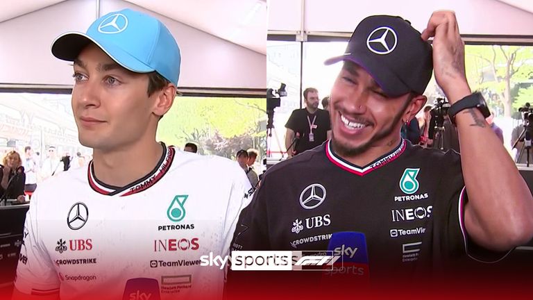 Russell and Hamilton react to disappointing qualifying session.