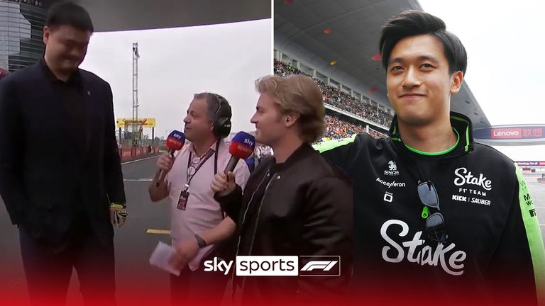 Yao Ming praises Zhou's F1 presence 