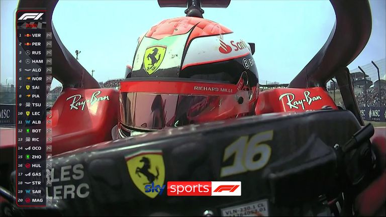Charles Leclerc ranted on the team radio at the decision to go out later in FP3 resulting in a shorter amount of track time for the Ferrari driver.