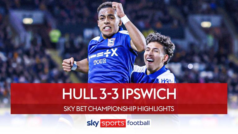 Hull 3-3 Ipswich highlights