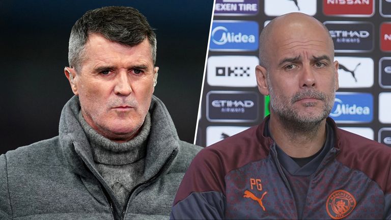 Pep Guardiola responds to Roy Keane&#39;s comments on Erling Haaland.