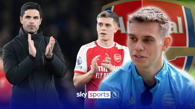 Arsenal forward Leandro Trossard speaks to Sky Sports&#39; Vicky Gomersall about Mikel Arteta&#39;s intensity, and belief amongst the squad as they challenge Manchester City and Liverpool for the Premier League title. 