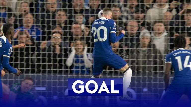 Palmer heads it in for Chelsea second