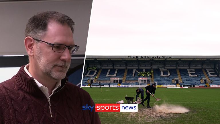 John Nelms on Dundee FC pitch condition.