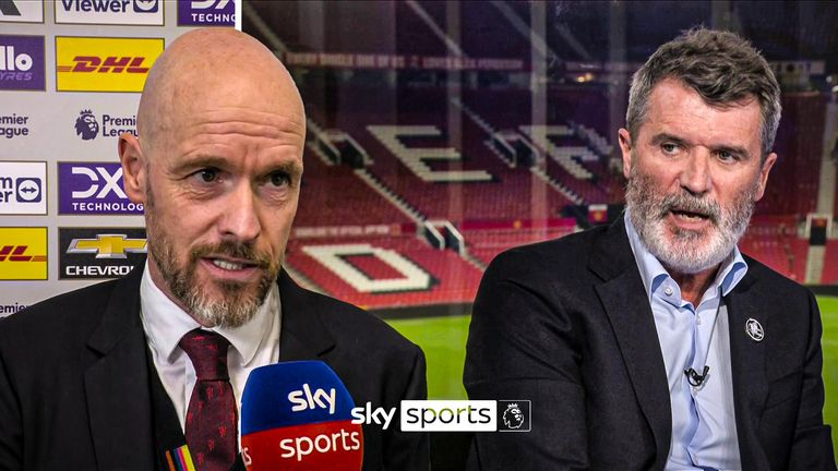TEN HAG AND KEANE AFTER LIVERPOOL GAME 2-2 70424