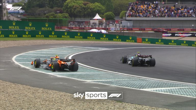Hamilton denies pushing Norris off | Leclerc: Sainz over the limit