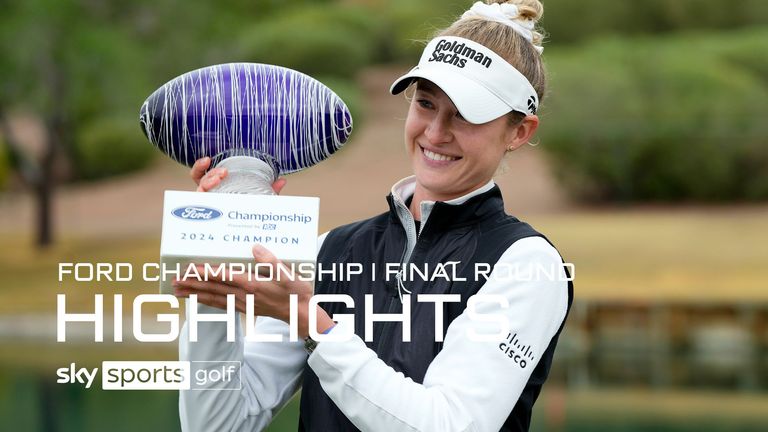 Highlights from the final round of the Ford Championship at the at Seville Golf and Country Club in Arizona.