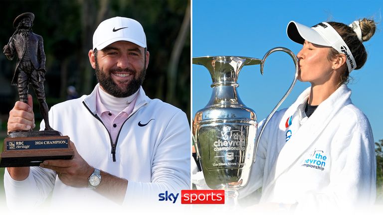 Speaking on the Sky Sports Golf Podcast, Jamie Spence and Alex Perry discuss the current dominance of Nelly Korda and Scottie Scheffler and whether or not it is a good thing for golf.