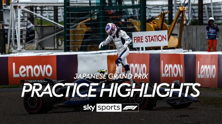 Watch the best moments during FP1 and FP2 from the Suzuka Circuit.