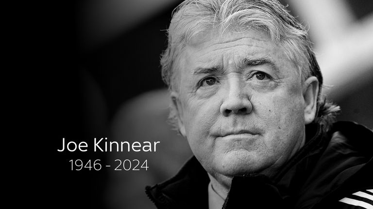 Joe Kinnear has died at the age of 77