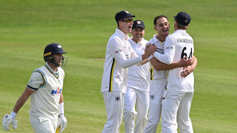 Joe Root could only score two runs on his return for Yorkshire 