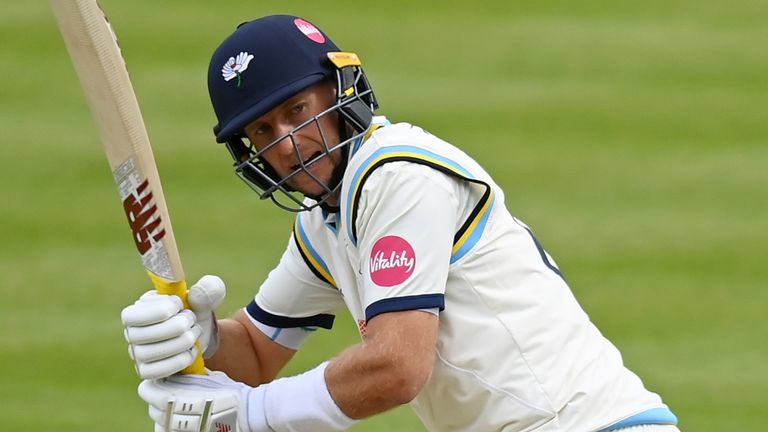 Root, Brook and Crawley out cheaply as Dukes ball returns