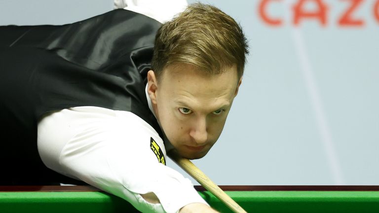 Judd Trump is into the quarters for the 10th time at the Crucible 
