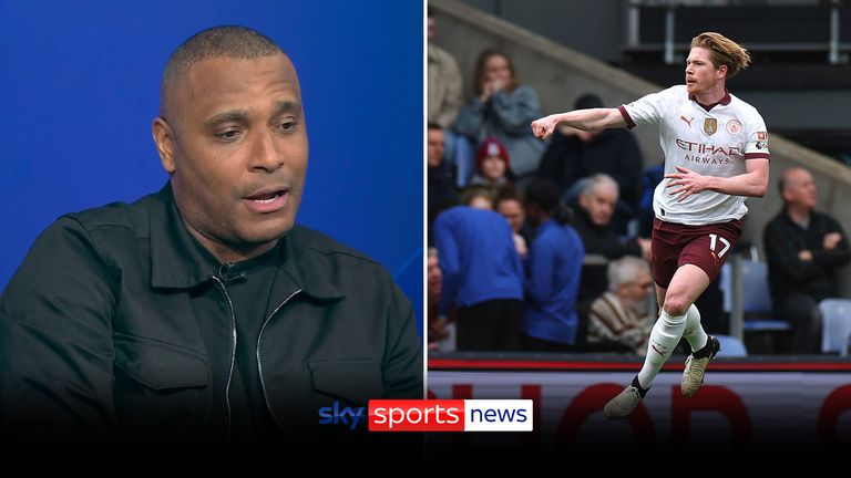 Clinton Morrison gives his take on Kevin De Bruyne&#39;s equaliser for Manchester City against Crystal Palace.