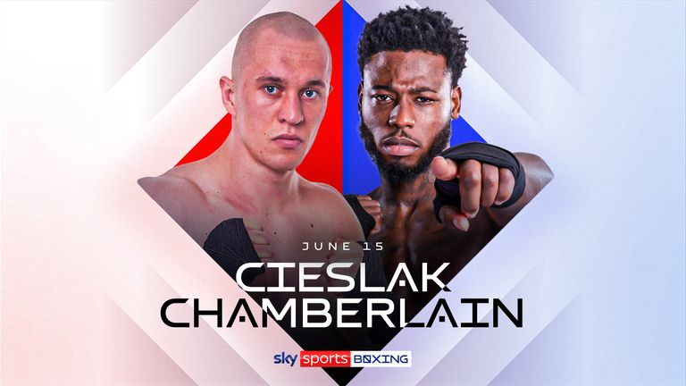 Chamberlain to challenge Cieslak for European title