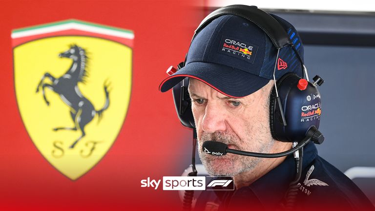Sky Sports News' Craig Slater explains that Adrian Newey could potentially leave Red Bull and join Lewis Hamilton at Ferrari in the future.