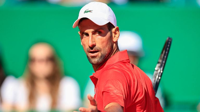 Serbia's Novak Djokovic beat Italy's Lorenzo Musetti in straight sets at Monte Carlo to reach the final eight