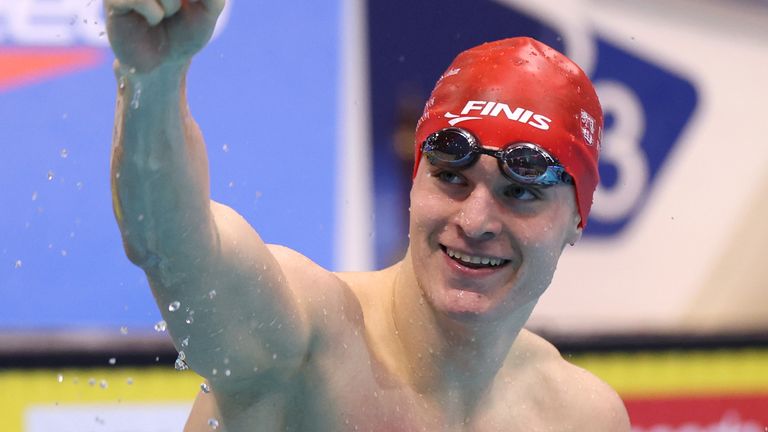 Oliver Morgan breaks British 100m backstroke record (Getty Images)