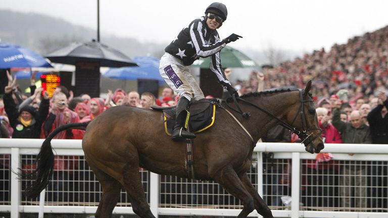 Paddy Brennan rides Imperial Commander to Cheltenham Gold Cup victory