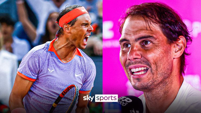Rafael Nadal speaks after his round of 64 victory over Alex de Minaur in the Madrid Open. The Spaniard says he still wants to be able to dream if his body allows to him to get on the court and play