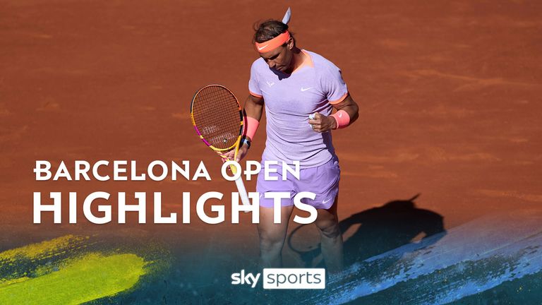 Highlights of Rafael Nadal's statement return to clay after he defeats Flavio Cobolli at the Barcelona Open.