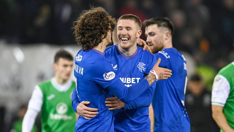Rangers beat Hibs to reach the Scottish Cup semi-finals