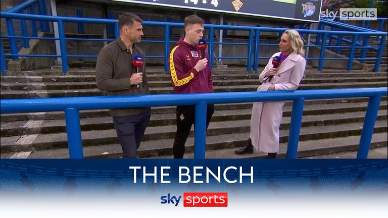Huddersfield Giants&#39; Sam Halsall joins Jenna and Jon for this week&#39;s episode of The Bench. 